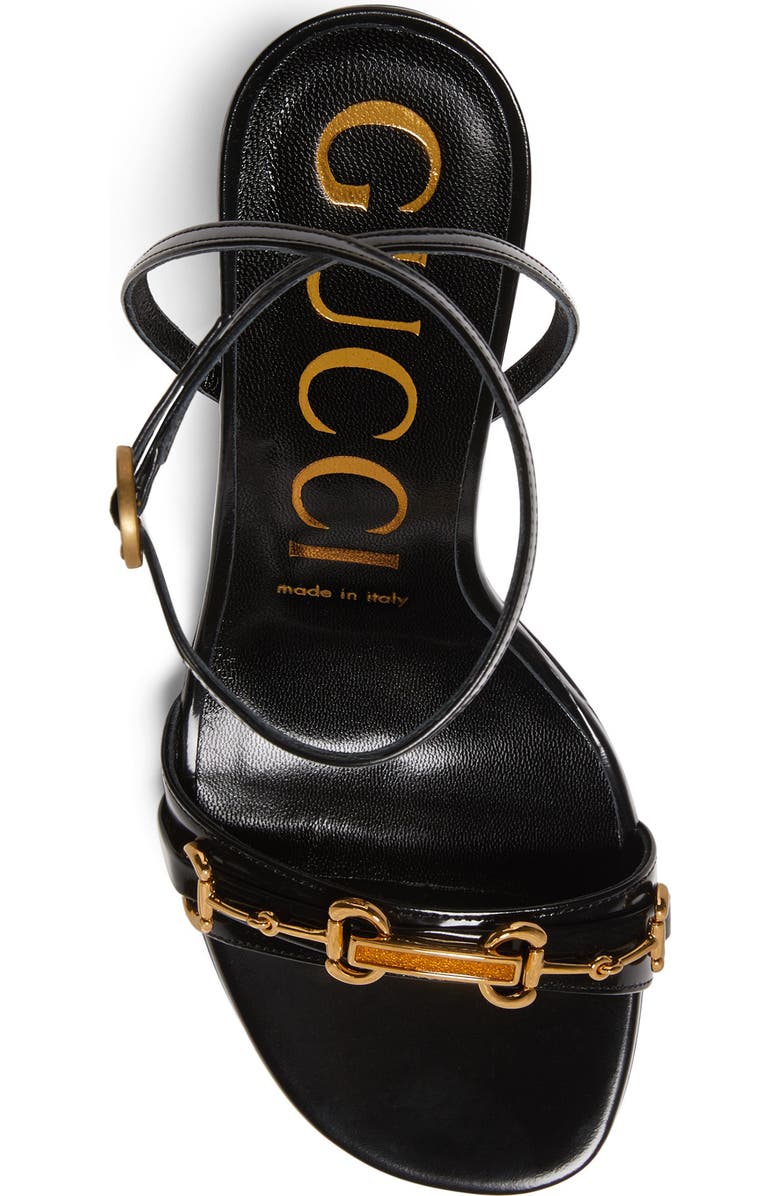 Gucci Moorea Horsebit Strappy Sandal, Alternate, color,