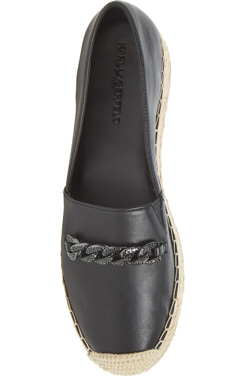 KARL LAGERFELD PARIS Moxy Platform Espadrille, Alternate, color,