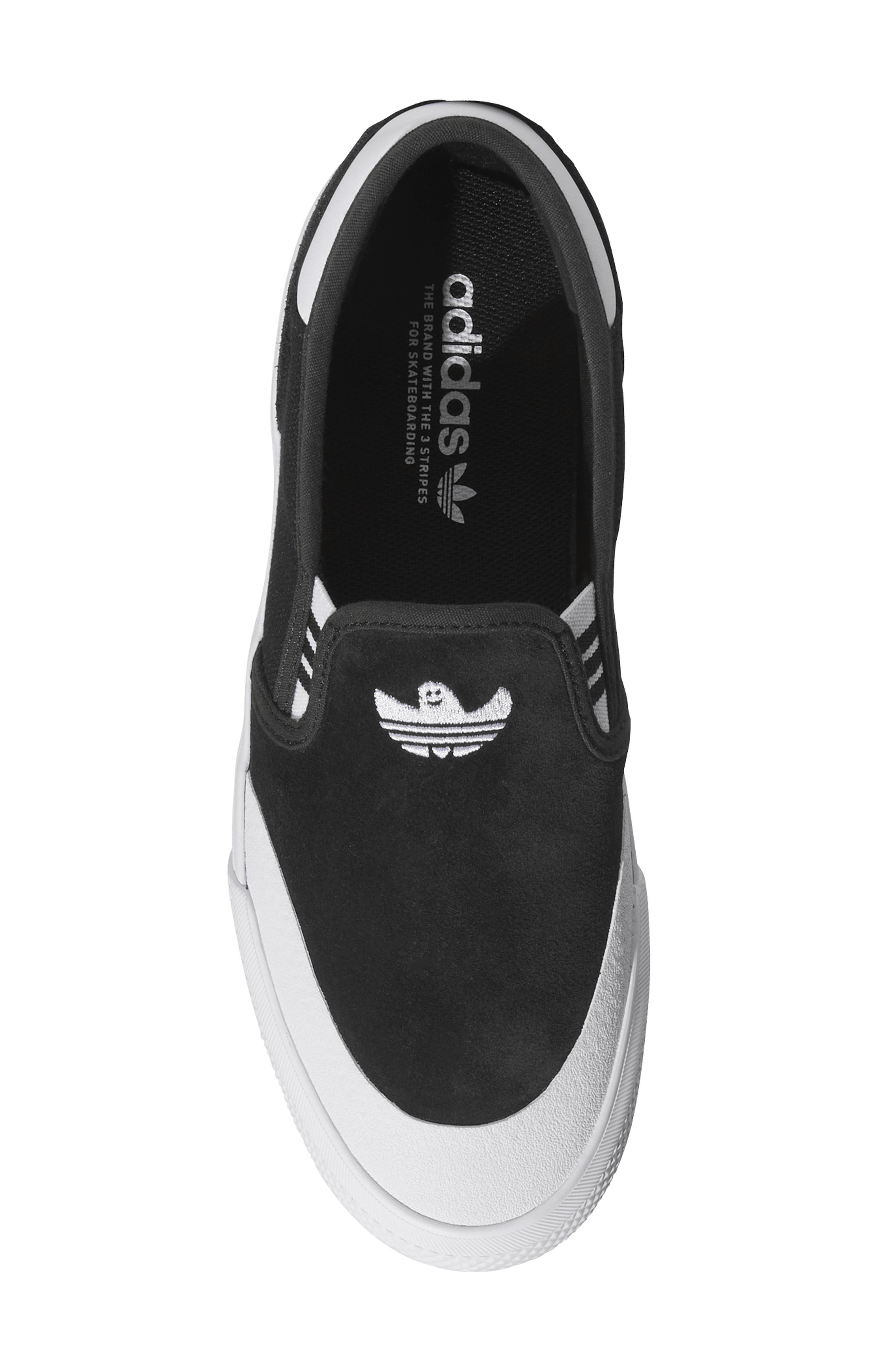 Shmoofoil Slip RX Leather Slip-On Sneaker, Alternate, color, CORE BLACK