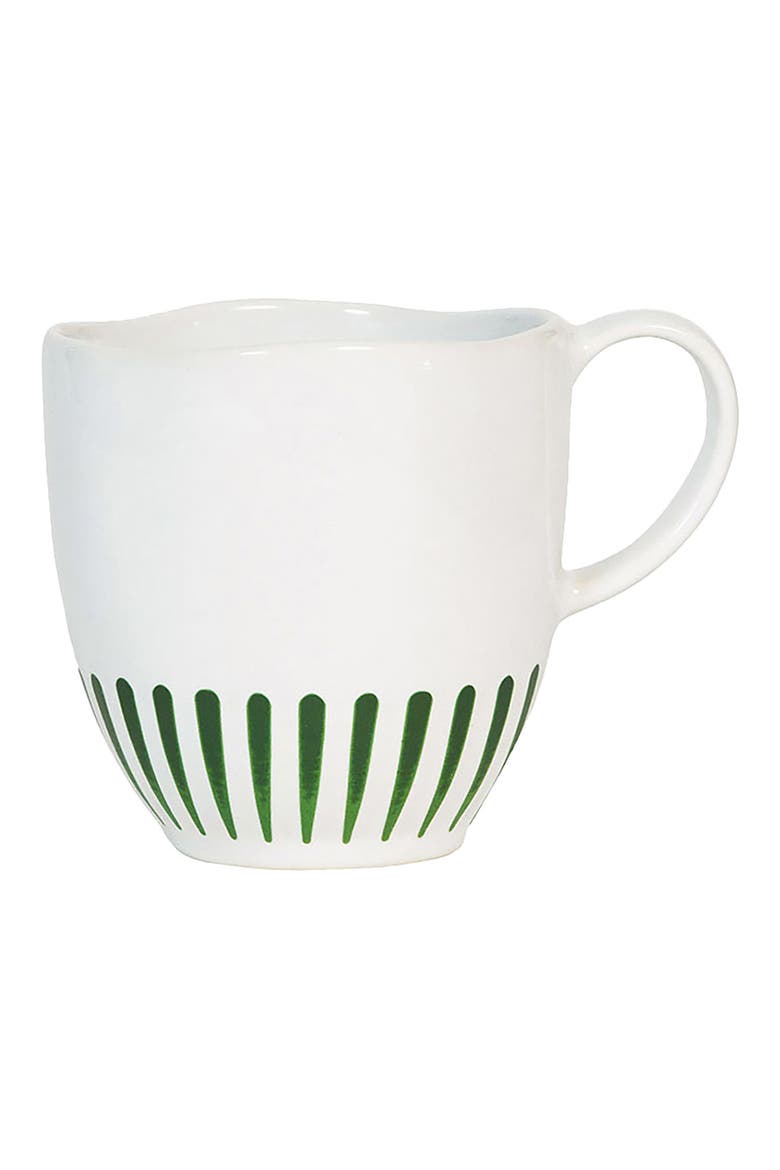 Sitio Stripe Mug, Main, color, BASIL
