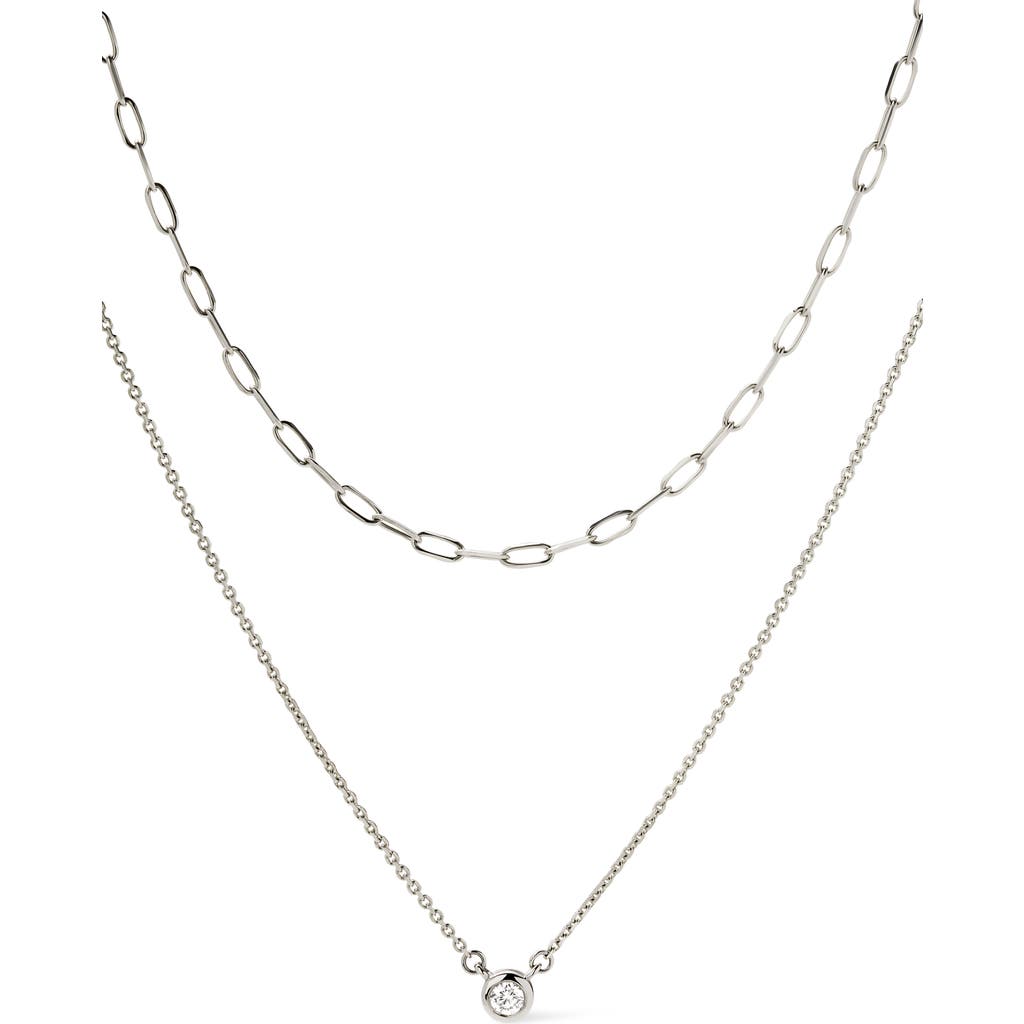 Ana Luisa White Gold Chain In White Gold
