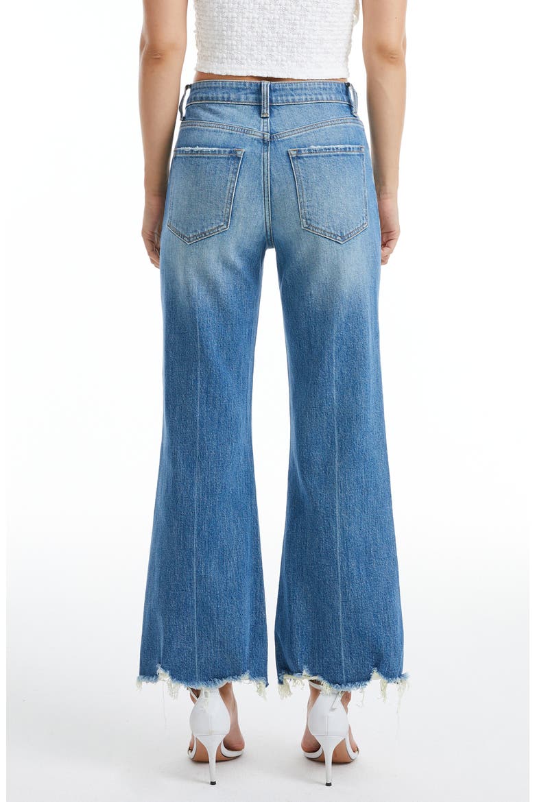 Mid Rise Wide Leg Jeans, Alternate, color, TURQUOISE