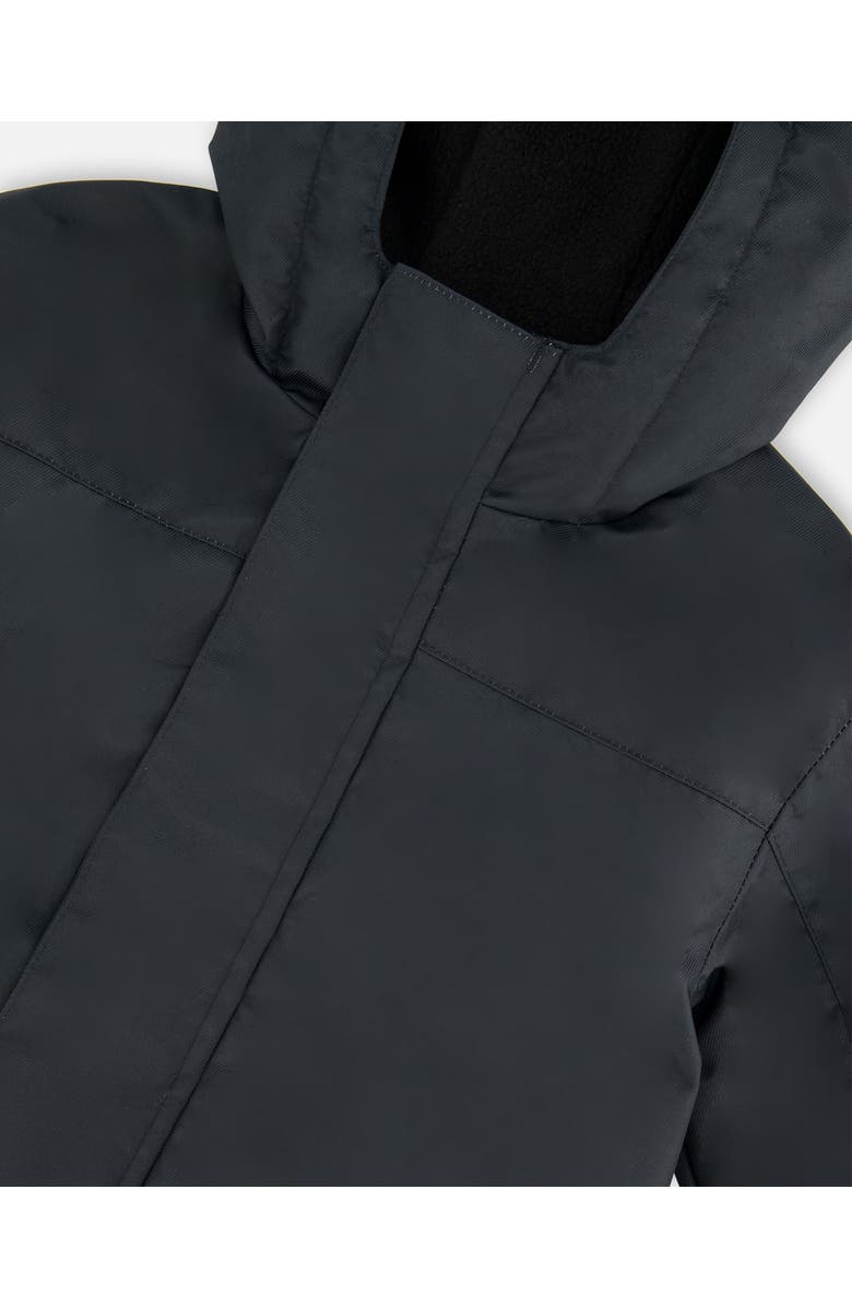 Deux par Deux Little Kids Unisex Solid Mid-Season One-Piece Outerwear Black, Alternate, color,