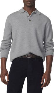 Joe's Long Sleeve Merino Wool Polo