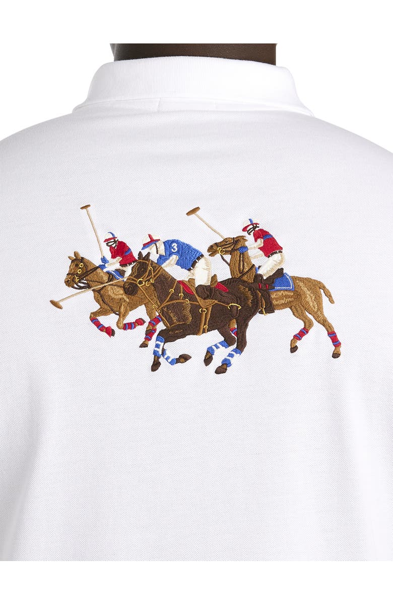 Polo Ralph Lauren Big & Tall Triple-Pony Mesh Polo Shirt, Alternate, color,