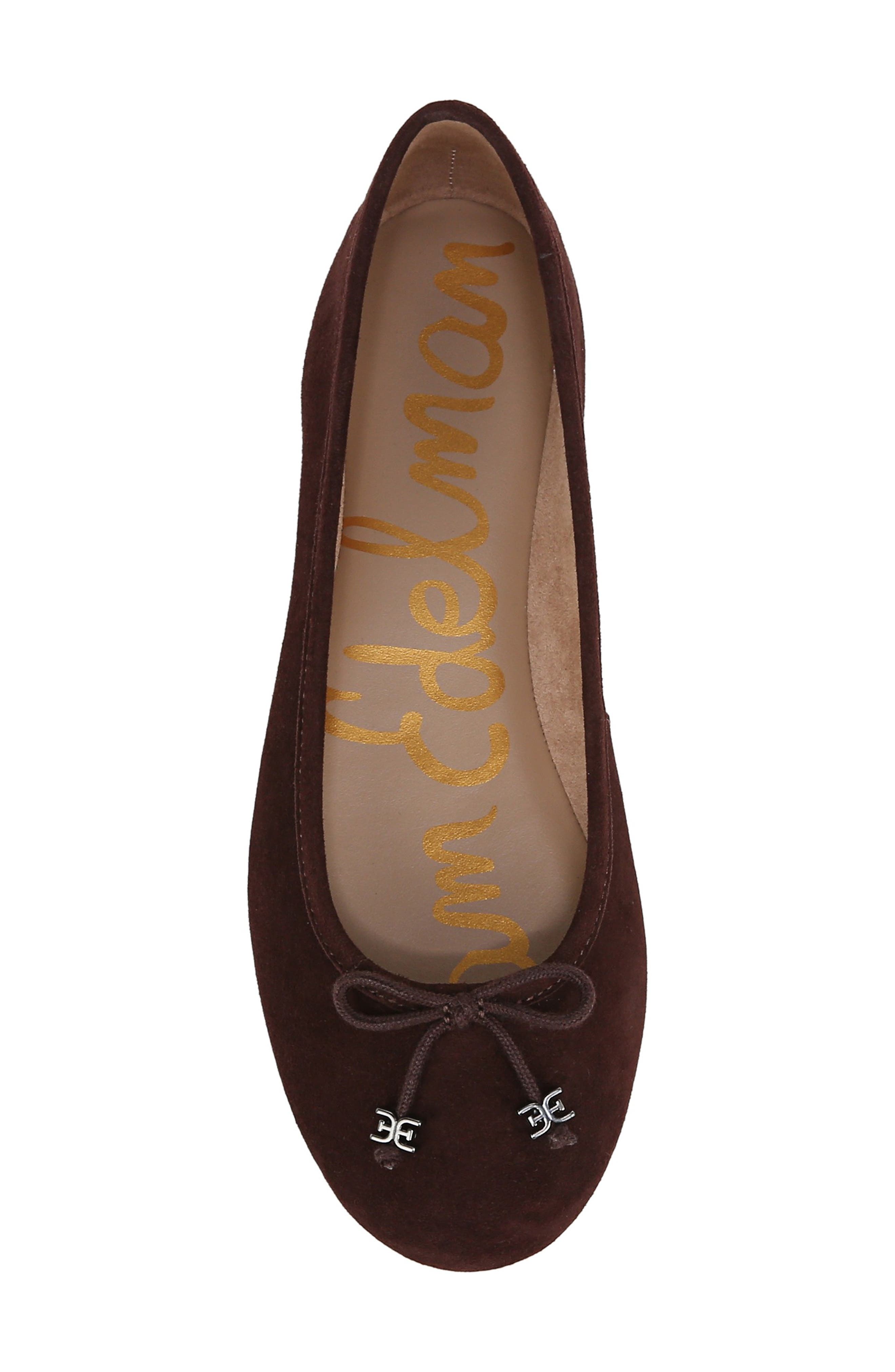 Flora Ballet Flat, Alternate, color, CAFENOIR25
