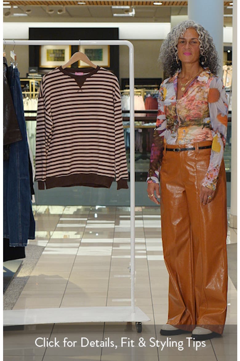 Onda Stripe Oversize Sweatshirt video