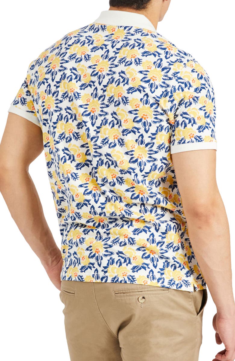 Ben Sherman Block Botanical Print Polo, Alternate, color,
