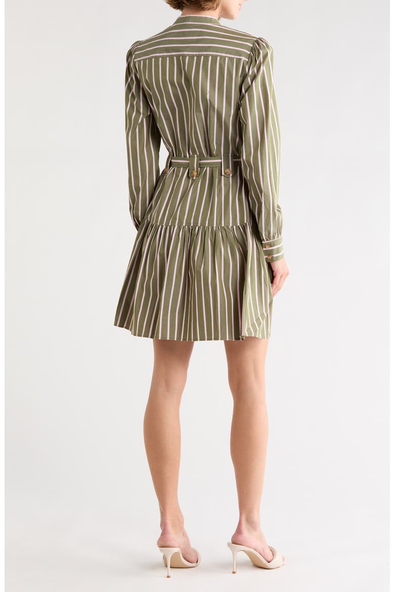 Kayla Utility Mini Shirtdress, Alternate, color, FATIGUE MULTI STRIPE