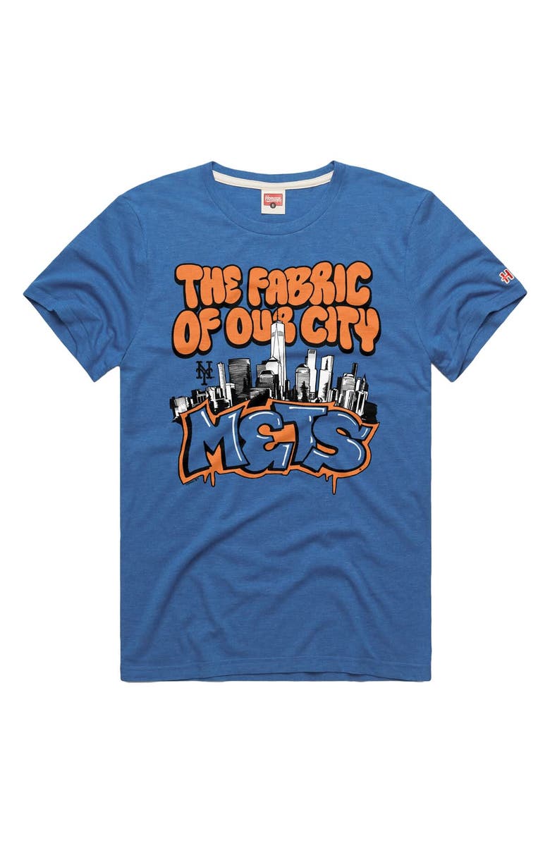 Homage Men's Homage Royal New York Mets Tri-Blend Hyperlocal T-Shirt, Main, color, Royal