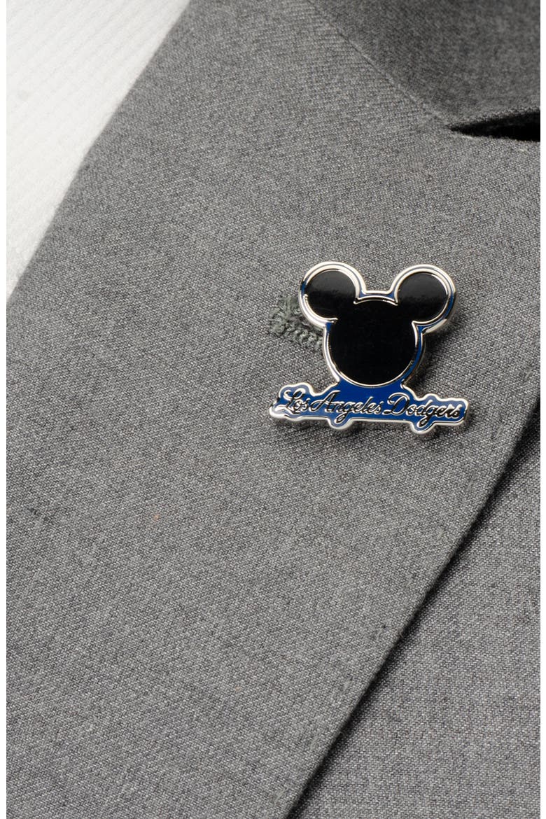 Mickey Mouse Los Angeles Dodgers Lapel Pin, Alternate, color, BLUE