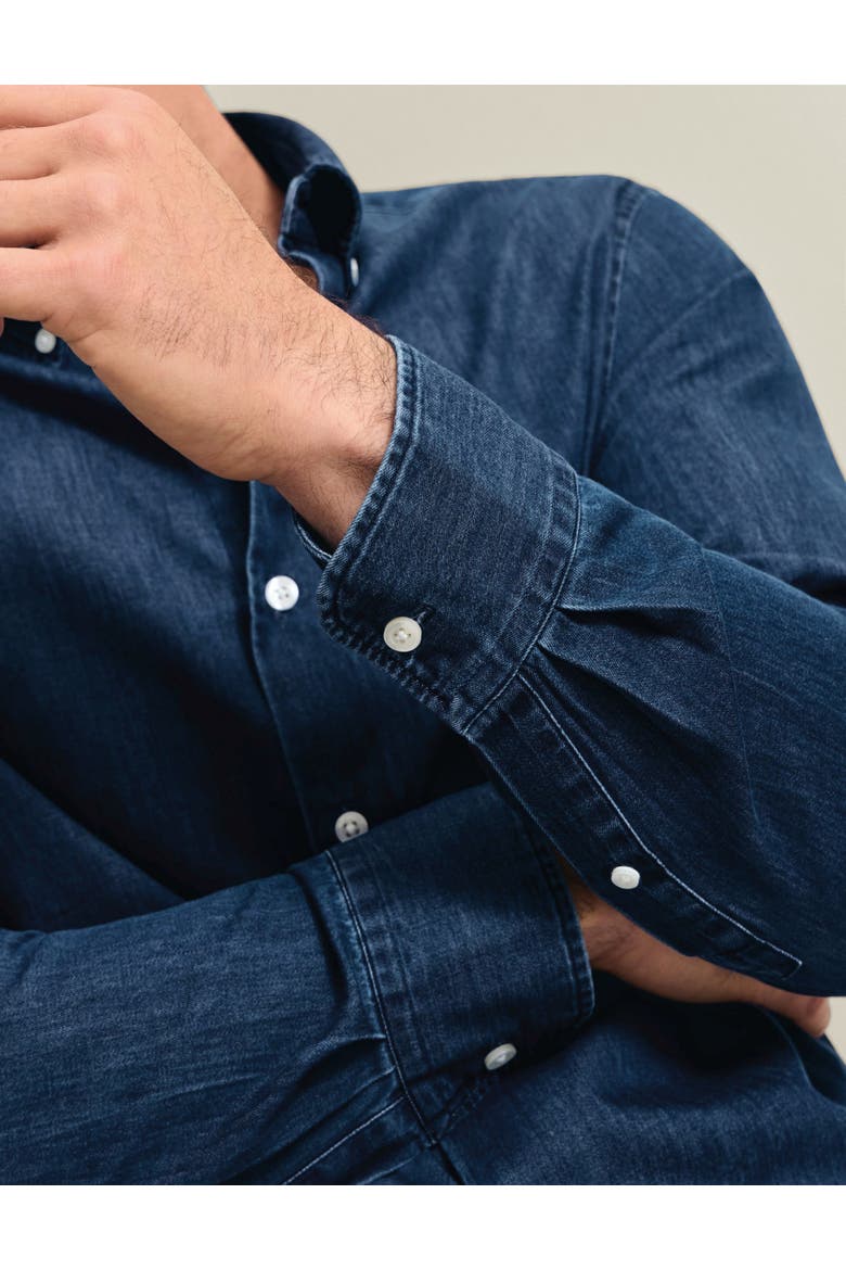 Denim Shirt, Alternate, color, Indigo Blue