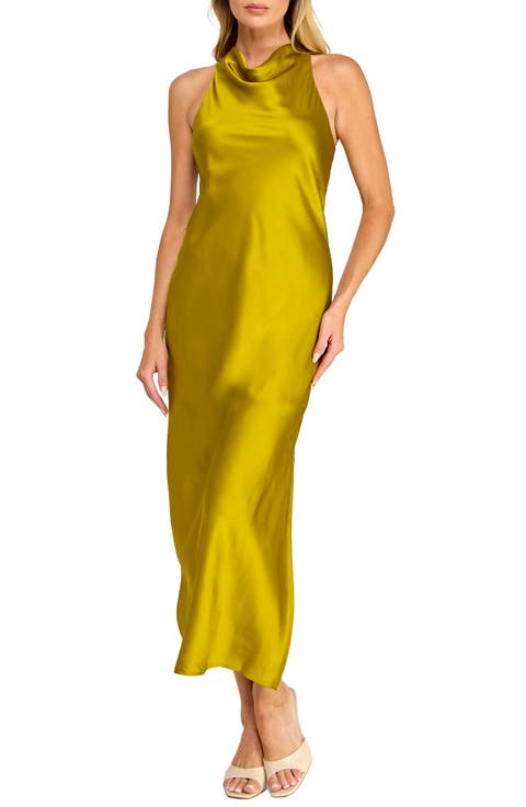Racerback Satin Dress