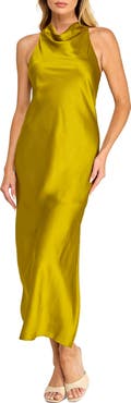 Socialite Racerback Satin Dress