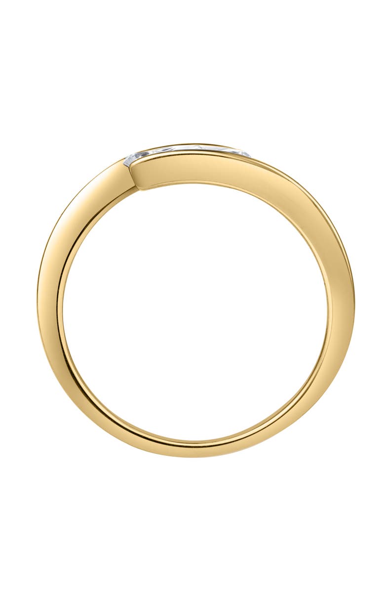 LuvMyJewelry Trilove 14K Gold Diamond Ring - 0.25 ct, Alternate, color, 14K Yellow Gold