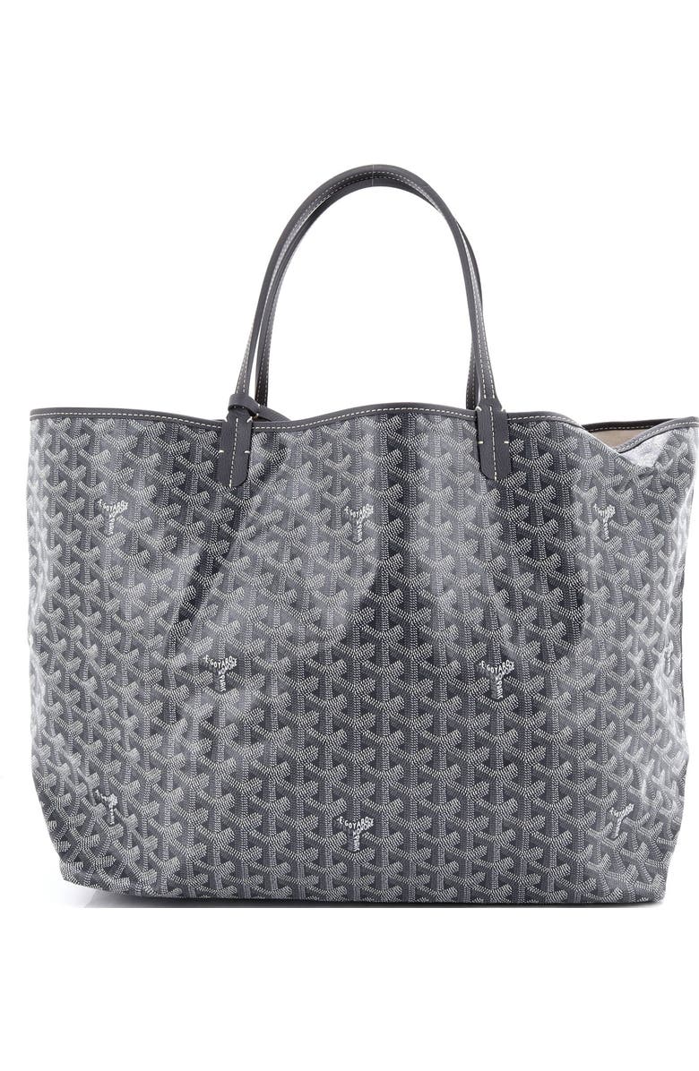Pre-Owned Goyard Saint Louis Tote Coated Canvas GM, Alternate, color, Gray