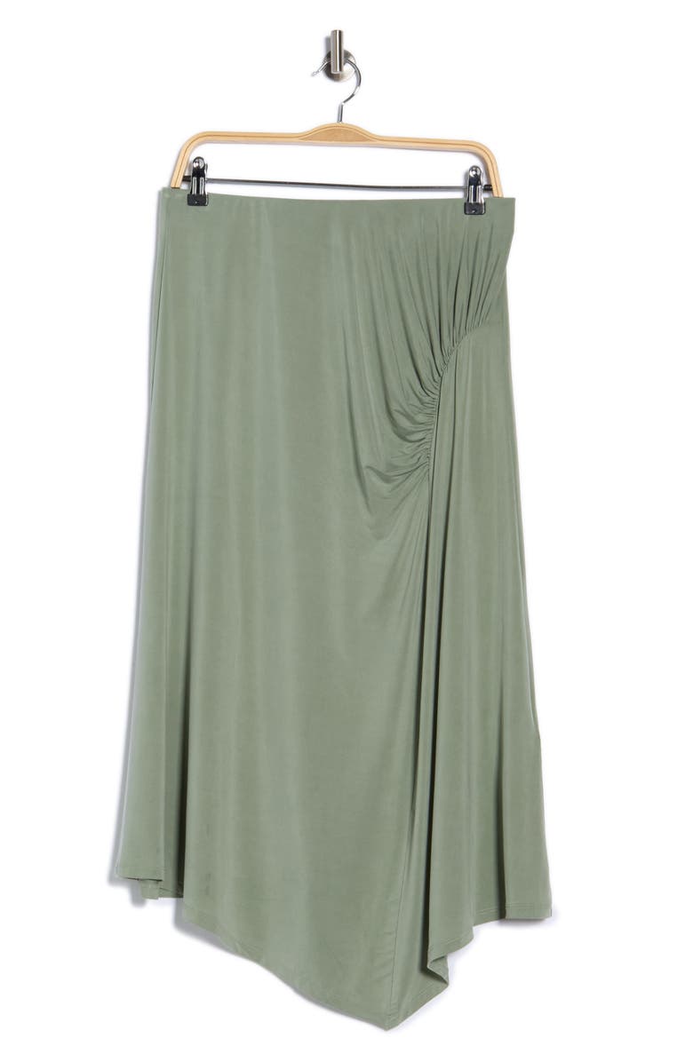 & Other Stories Hania Cupro Skirt, Alternate, color, Khaki