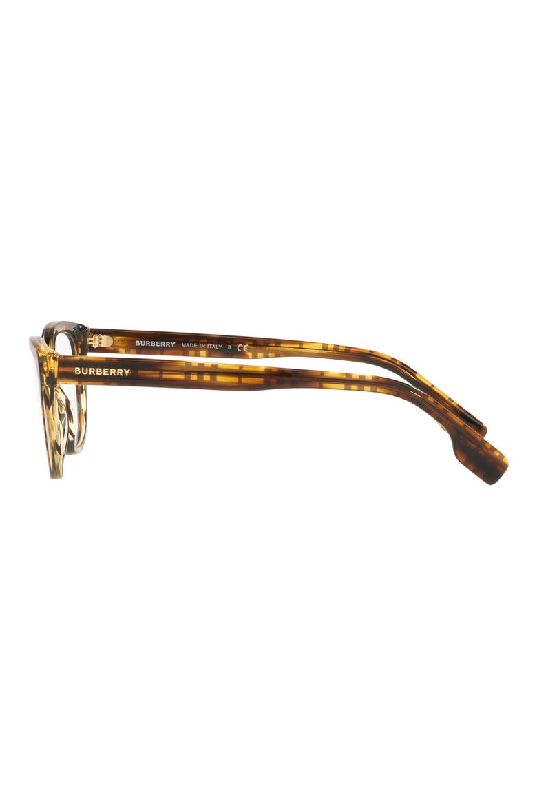 Esme 54mm Square Optical Glasses, Alternate, color, STRIPED BROWN