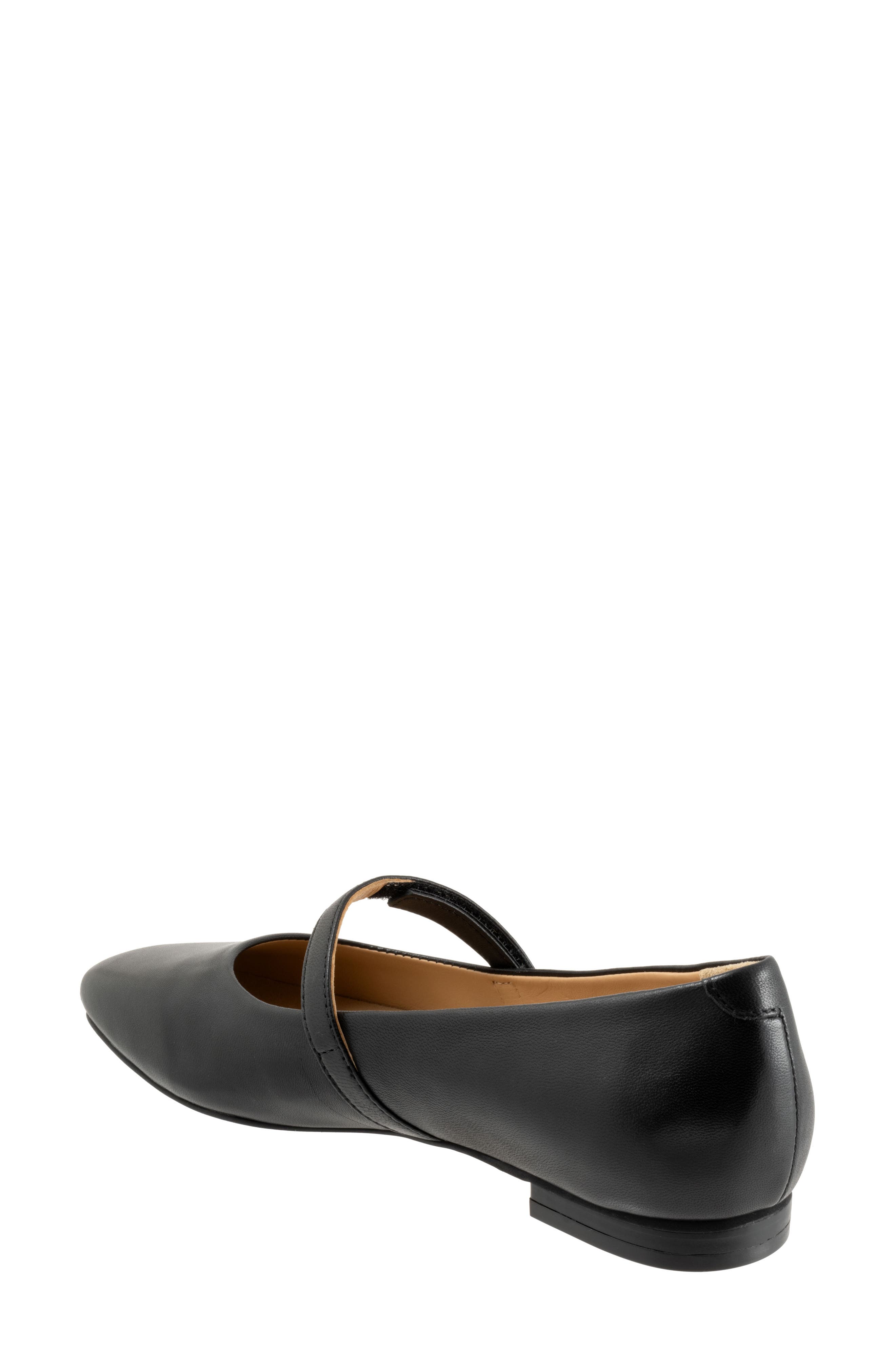 SoftWalk<sup>®</sup> Hazel Mary Jane Flat, Alternate, color, Black