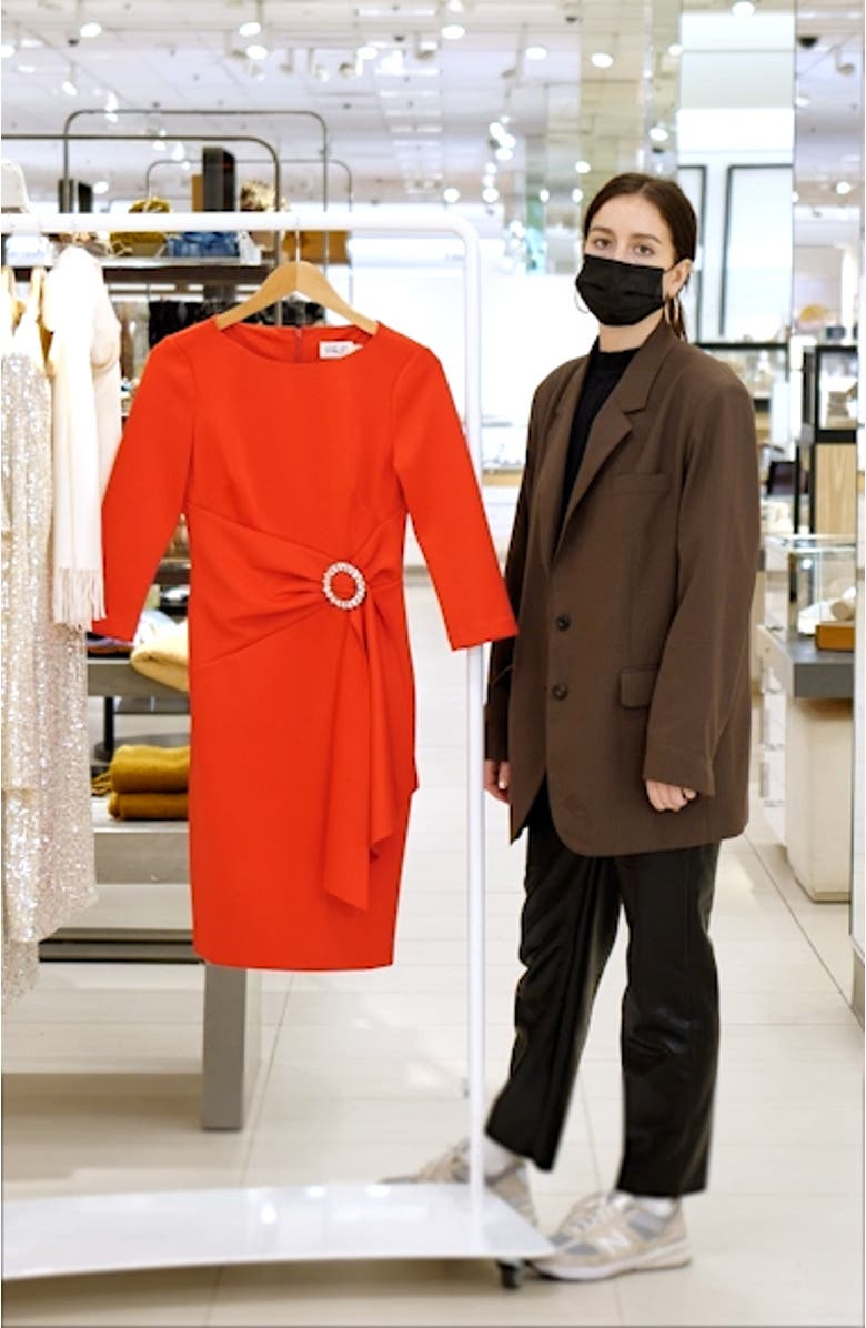 Sashed Sheath Dress, sales video thumbnail