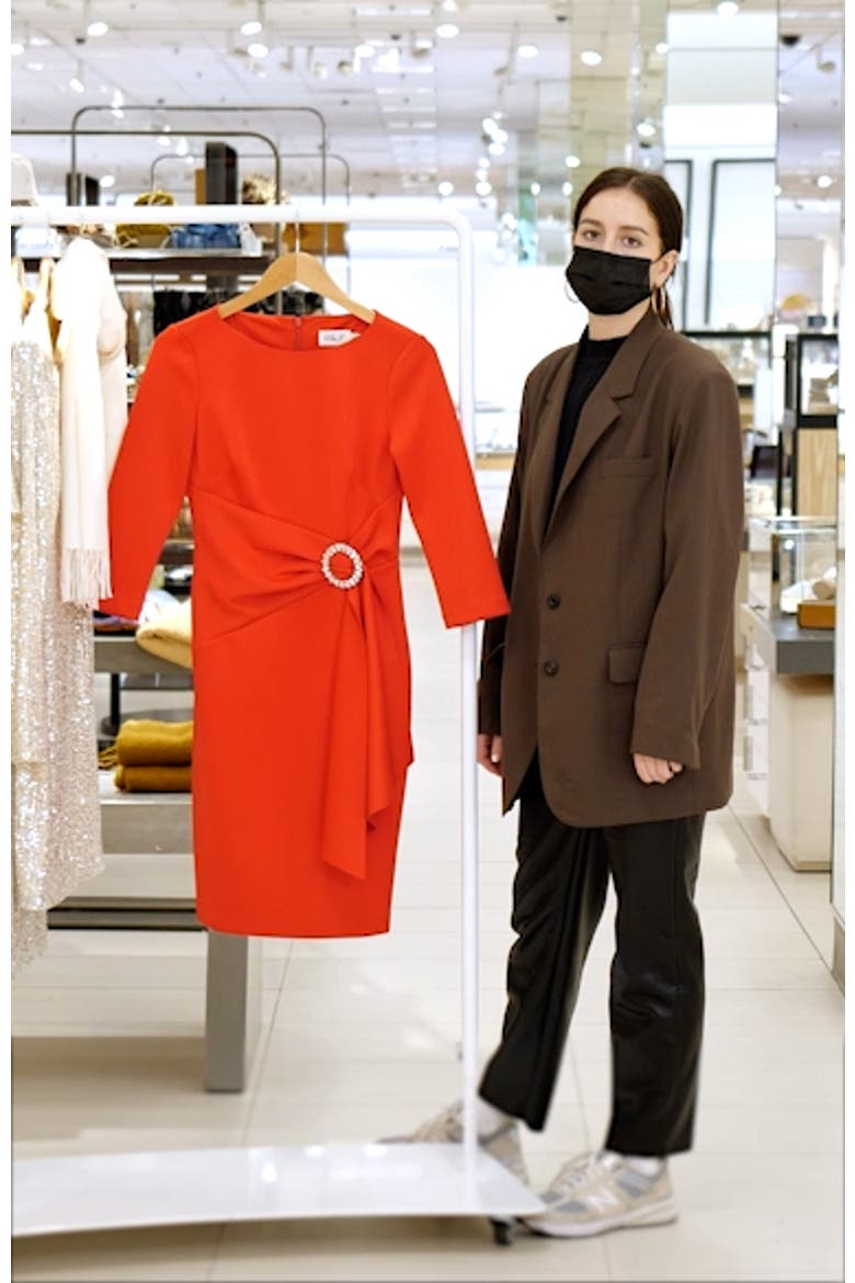 Sashed Sheath Dress video