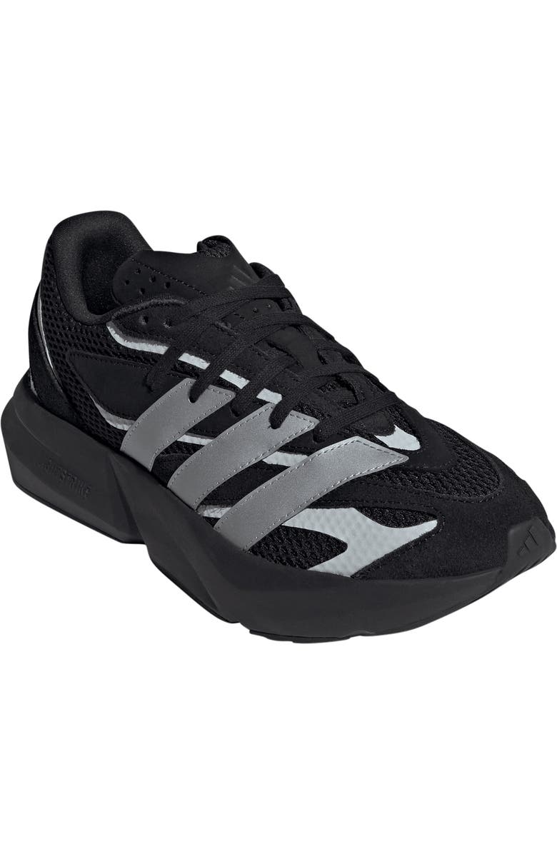 adidas Lightblaze Sneaker, Main, color, Black/ Matte Silver/ White
