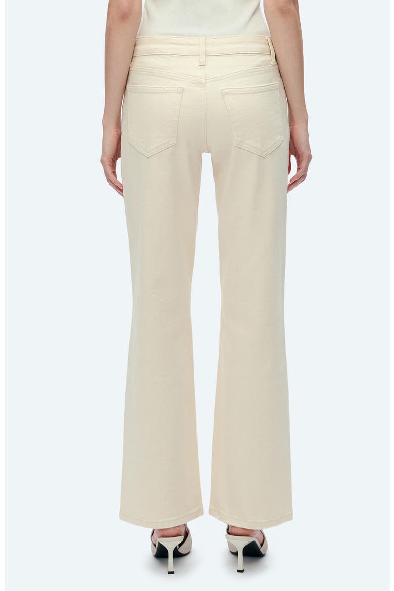 Ripped Straight Leg Jeans, Alternate, color, NATURAL