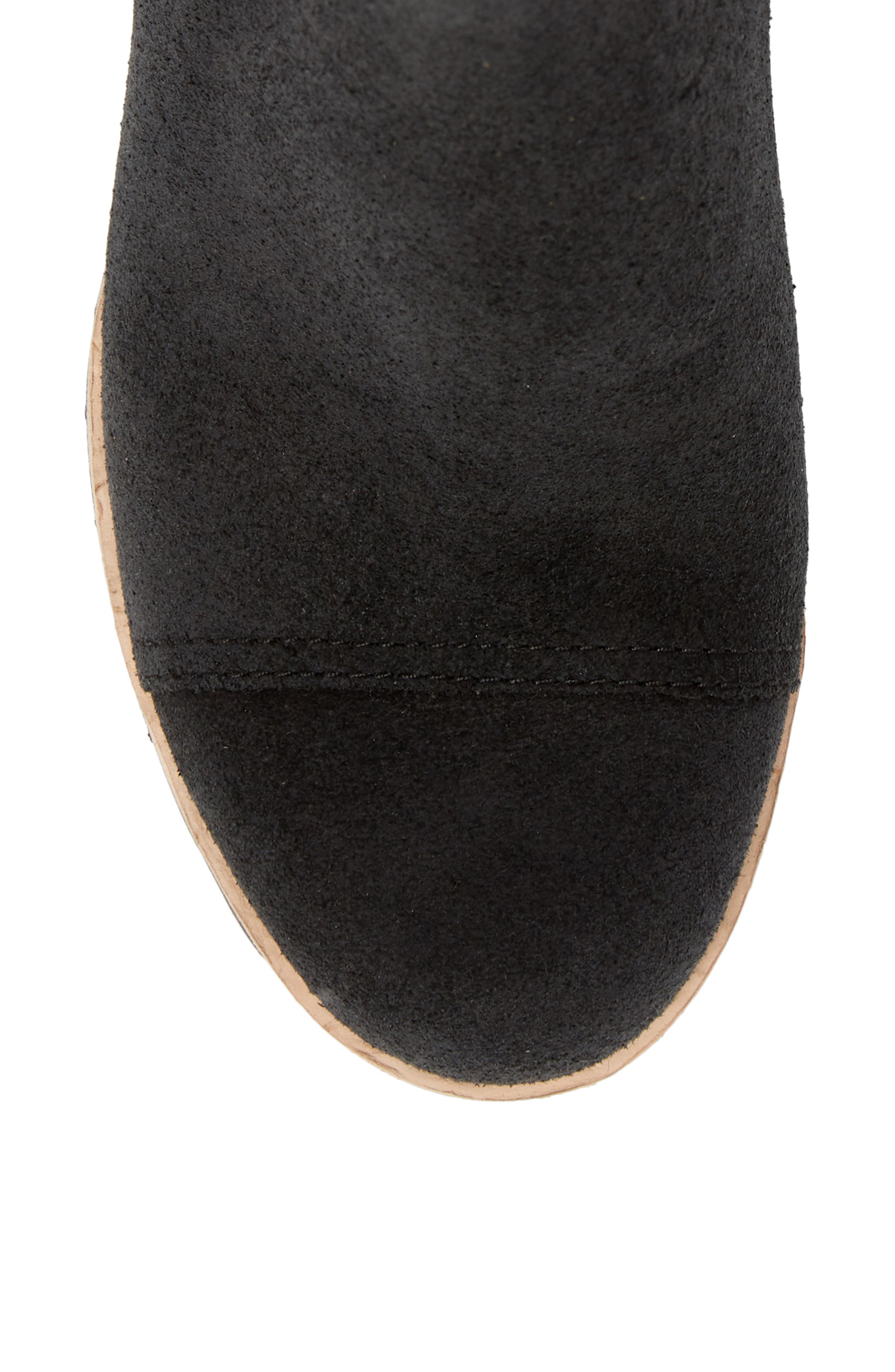 Pax Waterproof Wedge Boot, Alternate, color, BLACK LEATHER