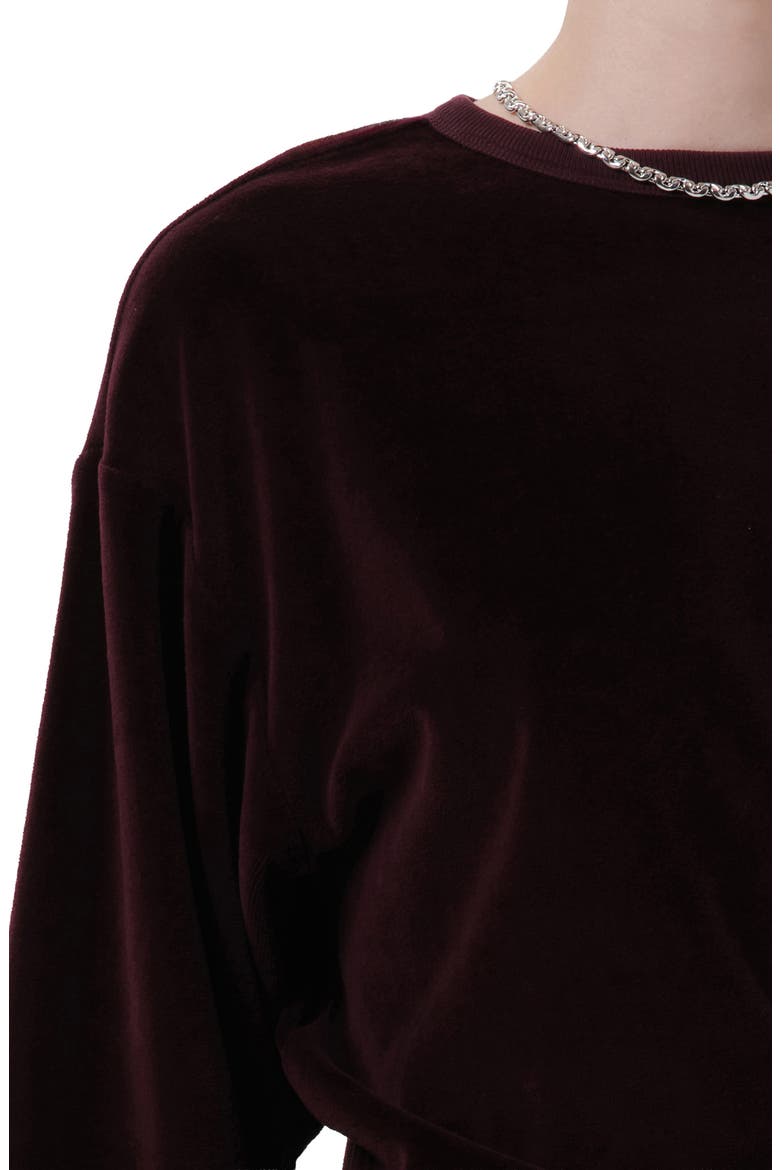 Vintage Crewneck Sweatshirt, Alternate, color, BURGUNDY