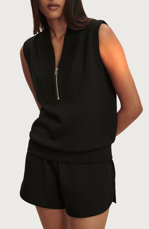 Beau Sleeveless Half Zip Top