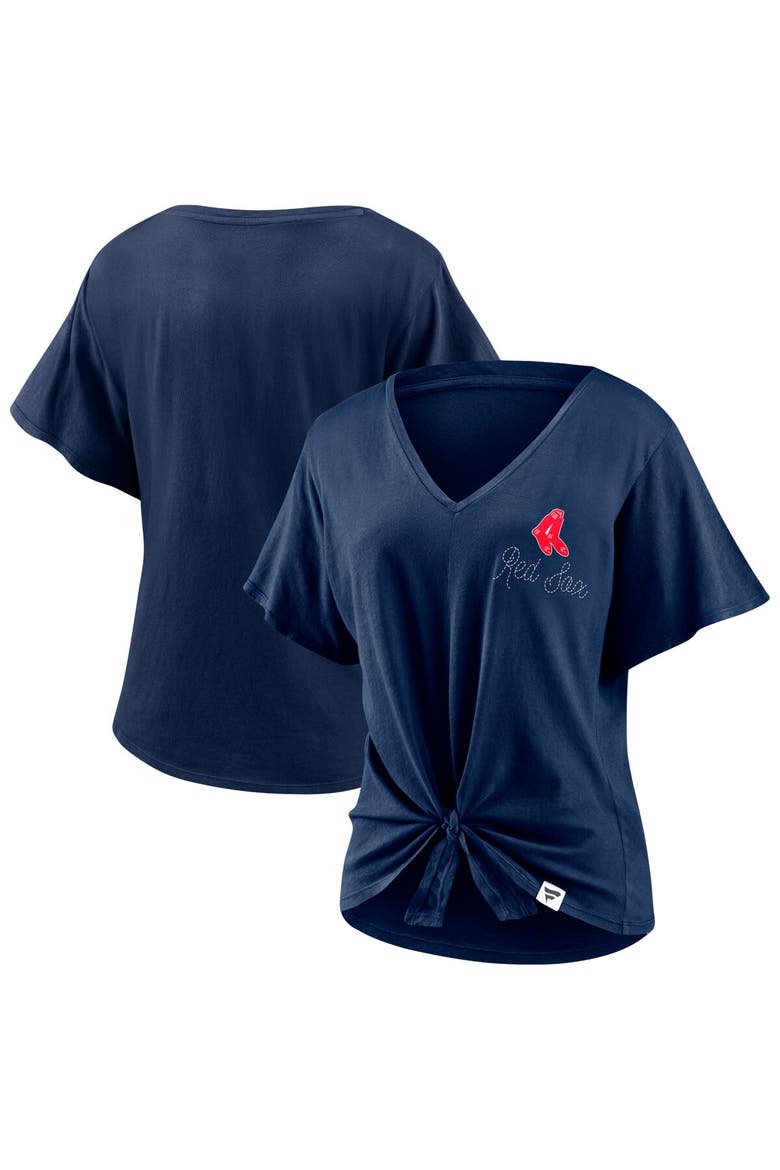 Alternating Color Cursive FANATICS Women's Fanatics Branded Navy Boston Red Sox Sport Resort ...