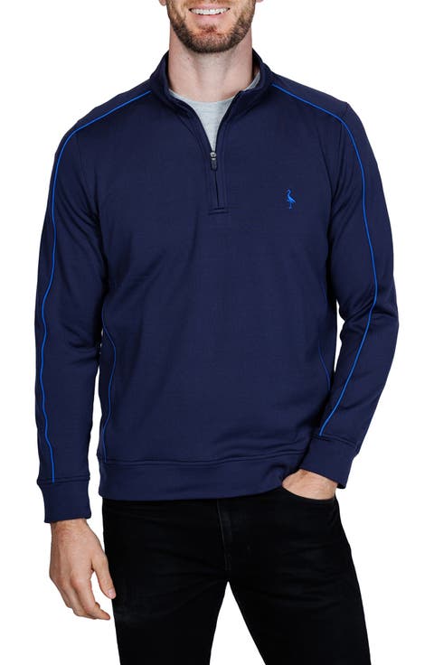 Textured Performance Quarter Zip Pullover