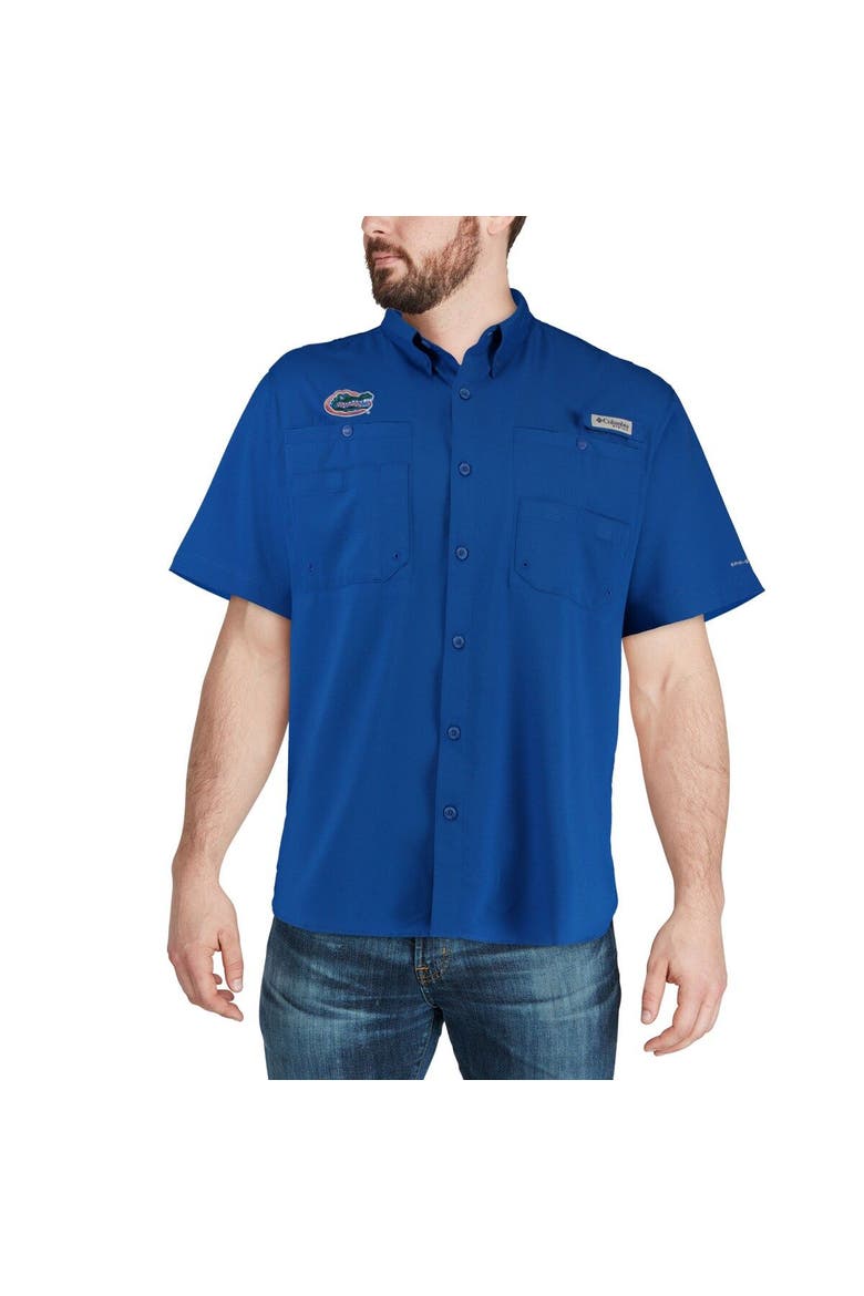Men's Columbia Royal Florida Gators PFG Tamiami Shirt, Alternate, color, Royal