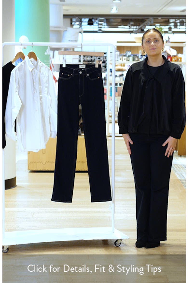 Halle Instasculpt™ High Waist Straight Leg Jeans video