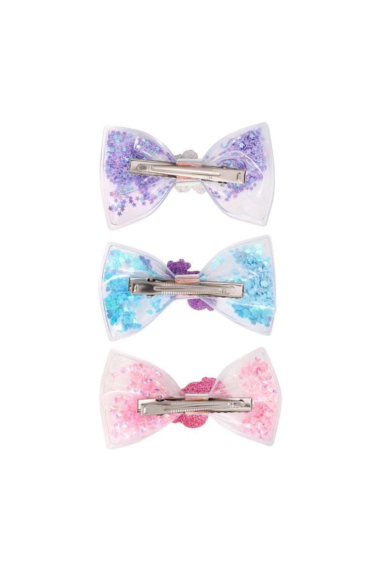 Snoopy Woodstock Shaker Hair Bows 3-Piece Set, Peanuts Gifts, Alternate, color, Multicolored