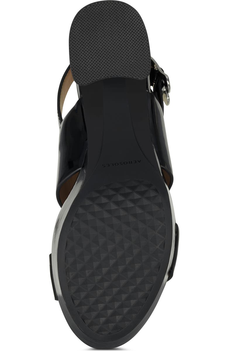 Aerosoles Camera Platform Sandal, Alternate, color, Black Patent