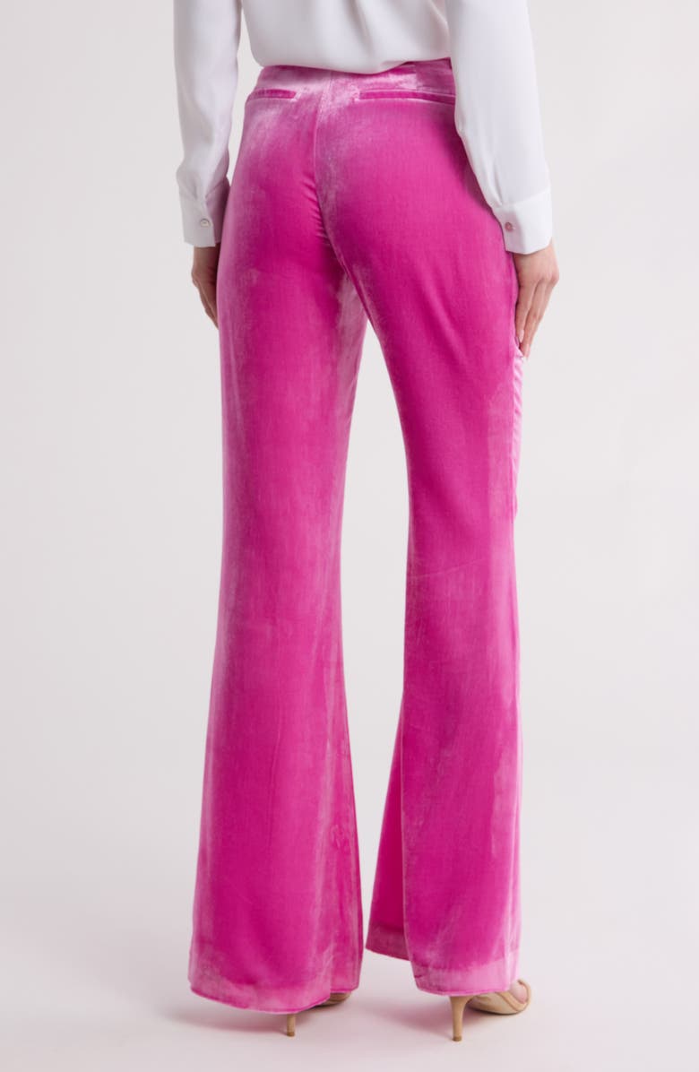 L'AGENCE Lane Flare Leg Trousers, Alternate, color, Hot Pink