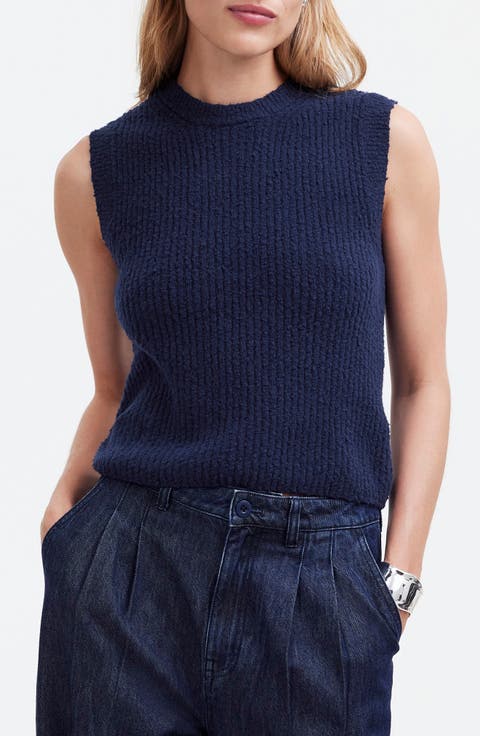 Bouclé Sweater Tank