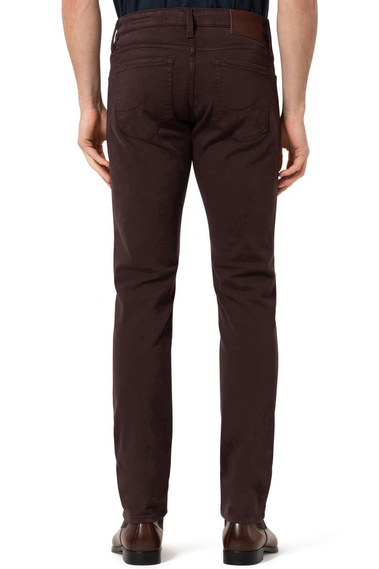 Courage Stretch Twill Straight Leg Pants, Alternate, color, BURGUNDY DIAGONAL