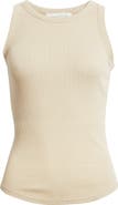 Treasure & Bond Pointelle Rib Crewneck Tank