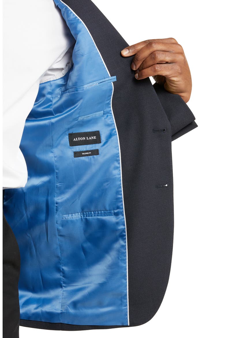 The Rack Blazer, Alternate, color, NAVY HOPSACK