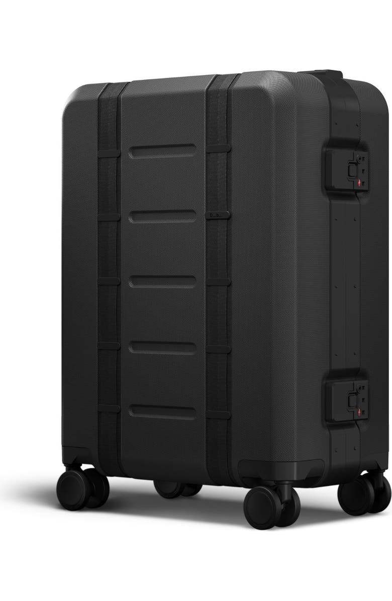 D_b_ Ramverk Pro Hardside 21 Inch Carry On Luggage Spinner with Buckle Closure, Main, color, Black Out