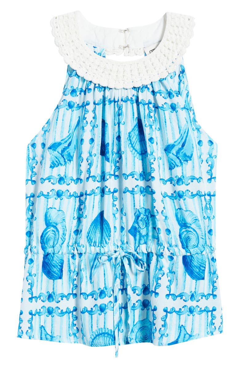 CITY BLUES Seashell Print Sleeveless Top, Alternate, color, 
