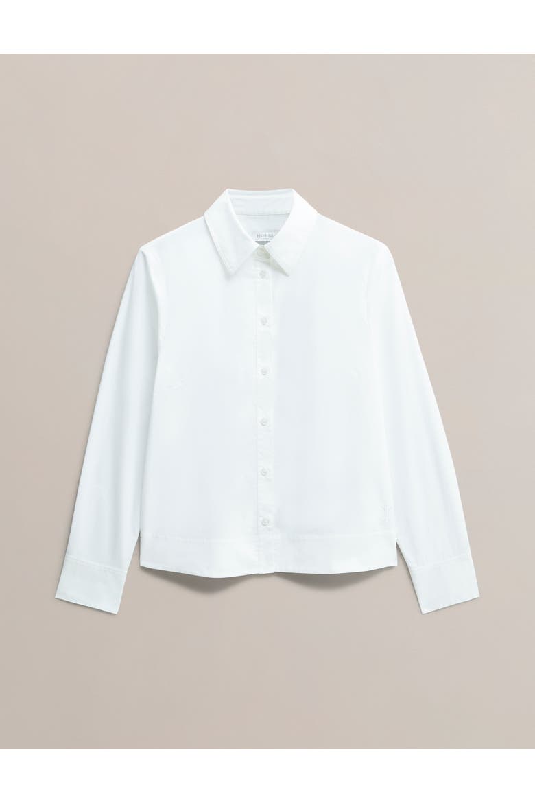 Andie Long Sleeve Button Up Shirt, Alternate, color, White