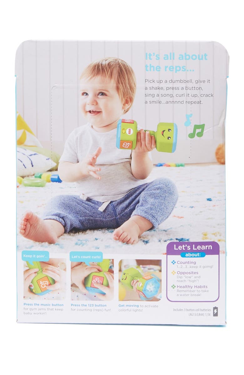 FISHER PRICE Laugh & Learn<sup>®</sup> Counting Reps Dumbbell, Alternate, color,