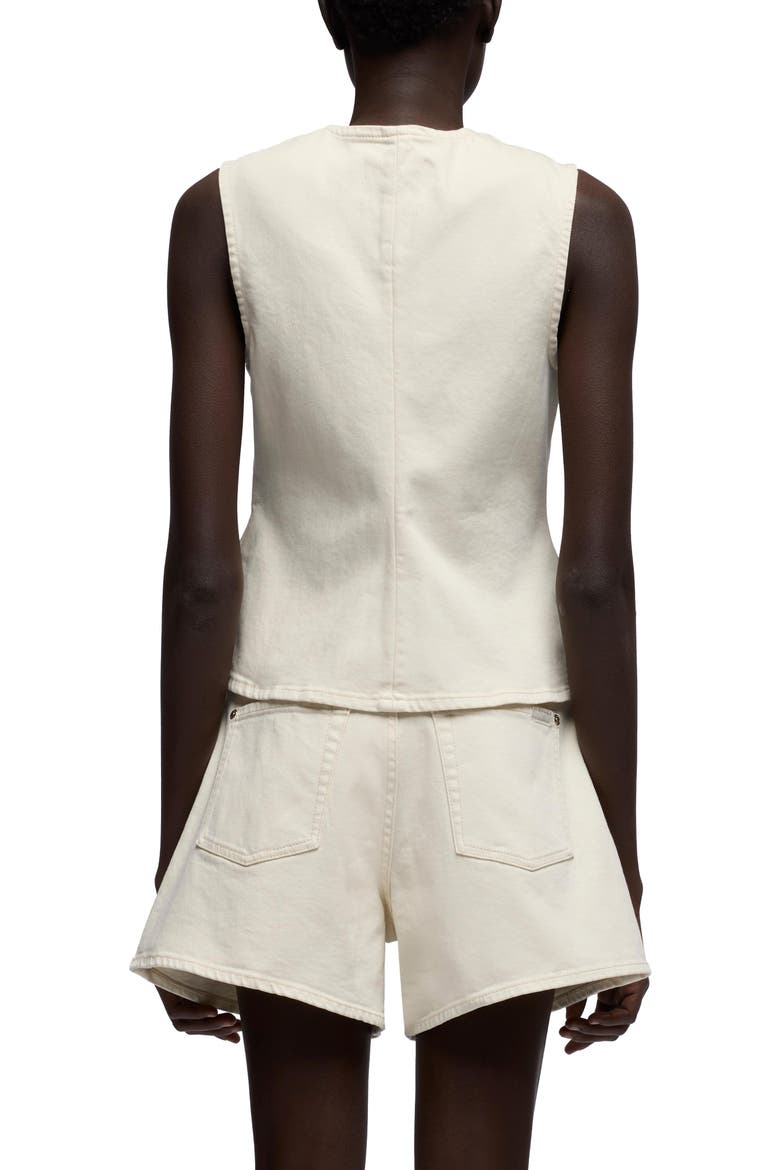 Lady Denim Vest, Alternate, color, MOONDUST