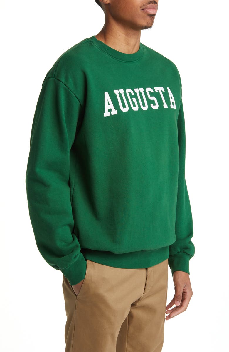 Quiet Golf Augusta Graphic Crewneck Sweatshirt, Alternate, color, 