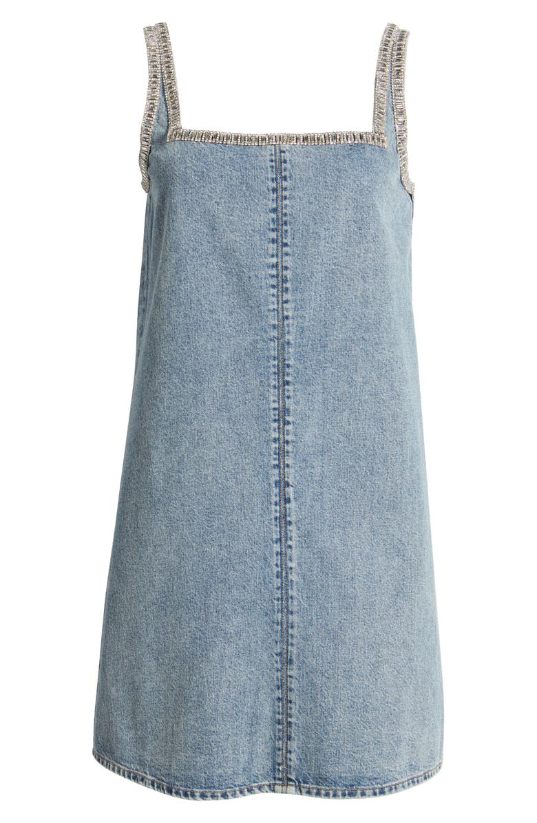 rag & bone Jayde Sleeveless Denim Minidress, Alternate, color,