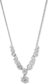 Nadri Beatrix Mixed Cubic Zirconia Frontal Necklace