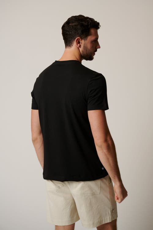 Leisure Lab Everyday Cotton Modal T-shirt In Raven